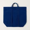 Accessories Amiacalva | Washed Canvas 6 Pocket Tall Tote In Blue