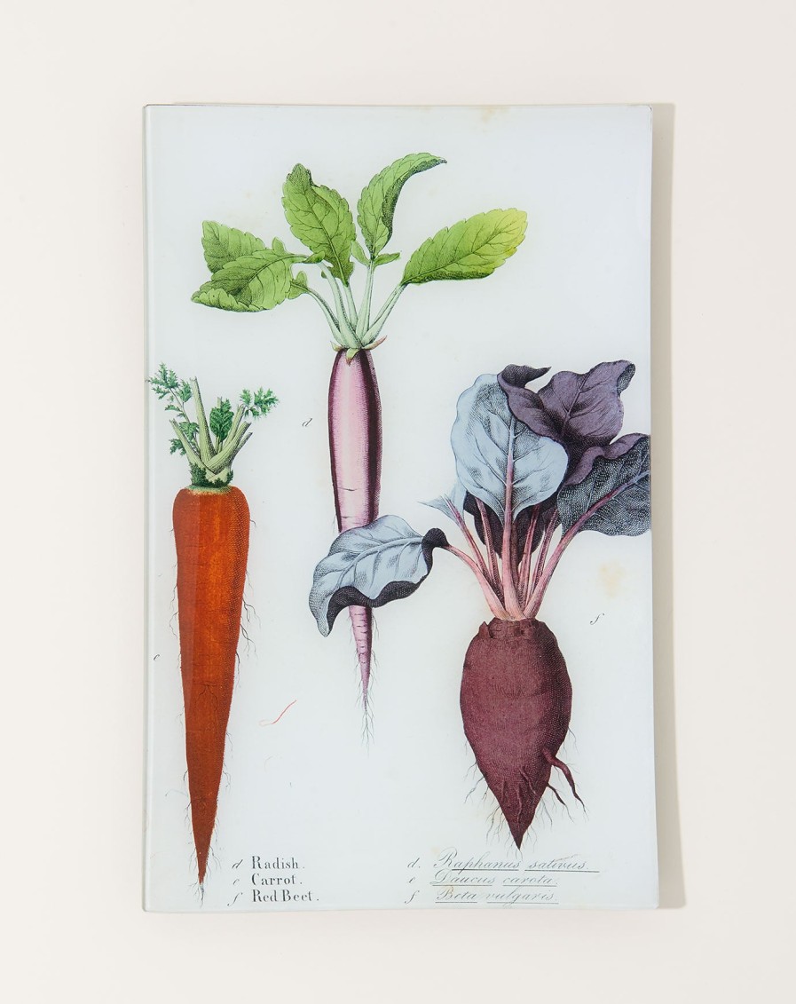 Home John Derian | Radish, Carrot, Beet (Kitchen Vegetables) Wall Tray